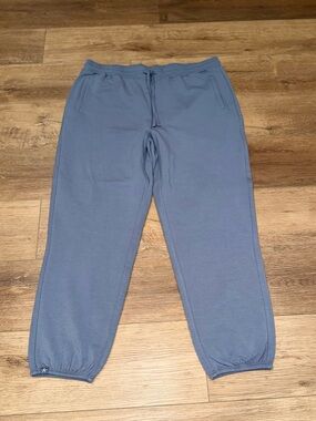 Barefoot Dreams NWT Luxe Lounge Pants Size XL Grey Blue Butter Soft Casual Comfy